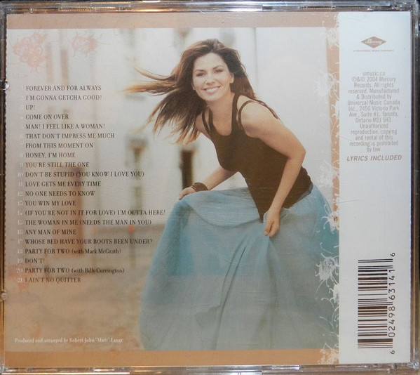 Shania Twain - Greatest Hits (CD, Comp) (Mint (M)) - Image 2