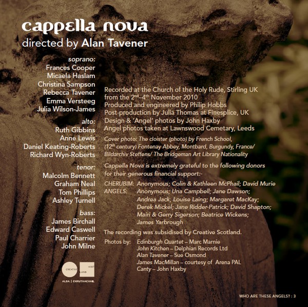 James MacMillan (2) - Cappella Nova Directed By Alan Tavener-2