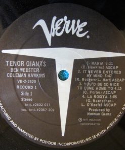 Ben Webster, Coleman Hawkins-1