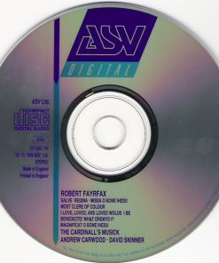 Robert Fayrfax, Andrew Carwood, David Skinner (4), The Cardinall's Musick-4