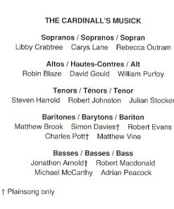 Nicholas Ludford, Andrew Carwood, David Skinner (4), The Cardinall's Musick-2