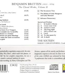 Benjamin Britten, The Sixteen, Harry Christophers-1