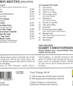 Benjamin Britten, The Sixteen, Harry Christophers-1