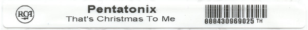 Pentatonix - That's Christmas To Me (CD, Album) (Mint (M)) - Image 3