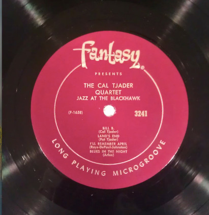 Cal Tjader Quartet - Jazz At The Blackhawk (LP, Album, Mono) (Very Good Plus (VG+)) - Image 2