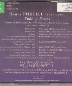 Henry Purcell - Véronique Gens, Sophie Marin-Degor, Claire Brua, Nathan Berg, Les Arts Florissants, William Christie-1