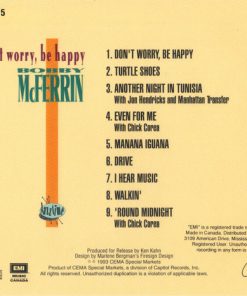 Alternative view of Bobby McFerrin - Don't Worry, Be Happy (CD, Comp) (Near Mint (NM or M-))