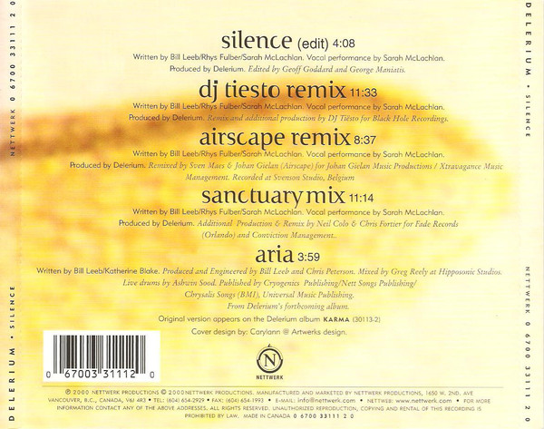 Delerium Featuring Sarah McLachlan-1