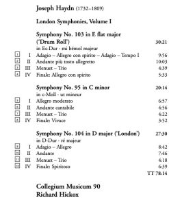 Haydn*, Collegium Musicum 90, Richard Hickox-1