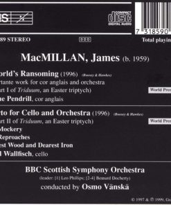 James MacMillan (2) - Raphael Wallfisch · Christine Pendrill · BBC Scottish Symphony Orchestra · Osmo Vänskä-1