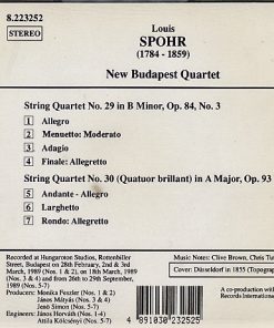 Spohr*, New Budapest Quartet-1