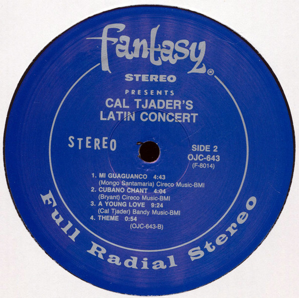 Cal Tjader - Cal Tjader's Latin Concert (LP, Album, RE, RM) (Very Good Plus (VG+)) - Image 4