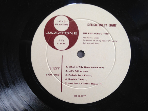 Cal Tjader Quartet / Red Norvo Trio* - Delightfully Light (LP, Comp, Mono, Ind) (Very Good Plus (VG+)) - Image 3