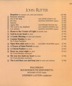 John Rutter - Rosa Mannion, Polyphony, Bournemouth Sinfonietta, Stephen Layton-1