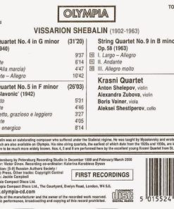 Vissarion Shebalin*, Krasni Quartet-1