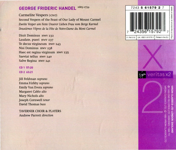 Handel* - Taverner Choir & Players*, Andrew Parrott-1