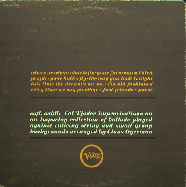 Cal Tjader - Warm Wave (LP, Album) (Very Good Plus (VG+)) - Image 2