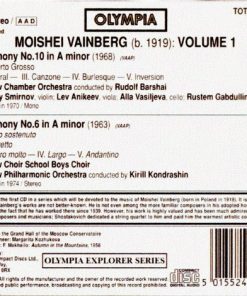 M. Vainberg* – Moscow Chamber Orchestra / Rudolf Barshai • Moscow Choir School Boys Choir*, Moscow Philharmonic Orchestra / Kirill Kondrashin*-2