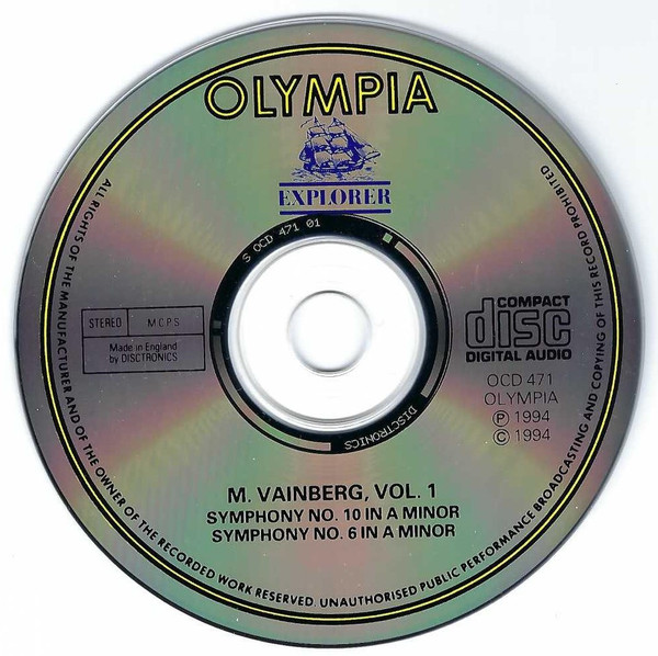 M. Vainberg* – Moscow Chamber Orchestra / Rudolf Barshai • Moscow Choir School Boys Choir*, Moscow Philharmonic Orchestra / Kirill Kondrashin*-3