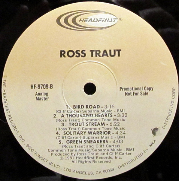 Ross Traut - Ross Traut (LP, Album, Promo) (Very Good Plus (VG+)) - Image 4