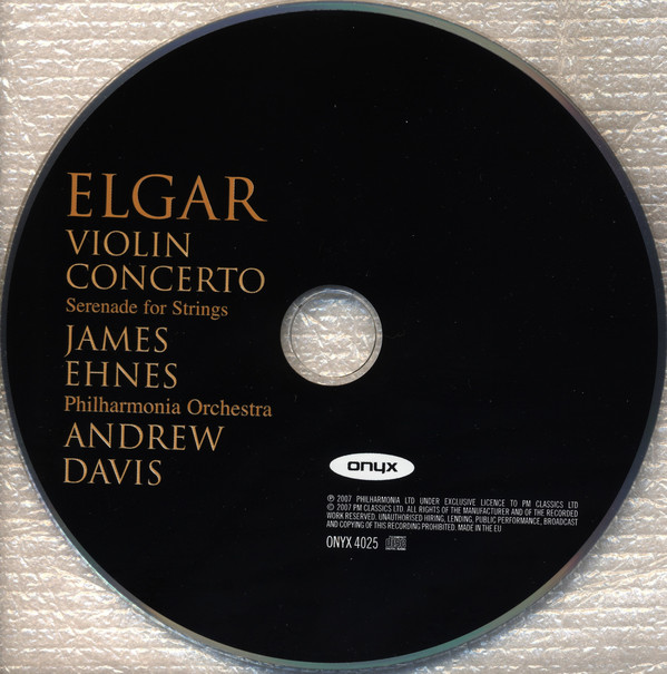 Elgar*, James Ehnes, Philharmonia Orchestra, Andrew Davis-2