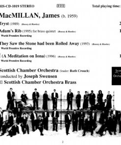 James MacMillan (2) - Scottish Chamber Orchestra · Joseph Swensen-2