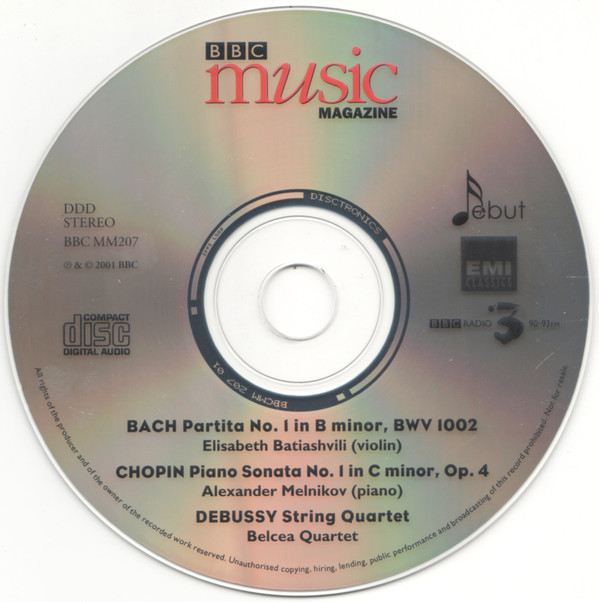 Bach* / Chopin* / Debussy* - Elisabeth Batiashvili · Alexander Melnikov · Belcea Quartet-2