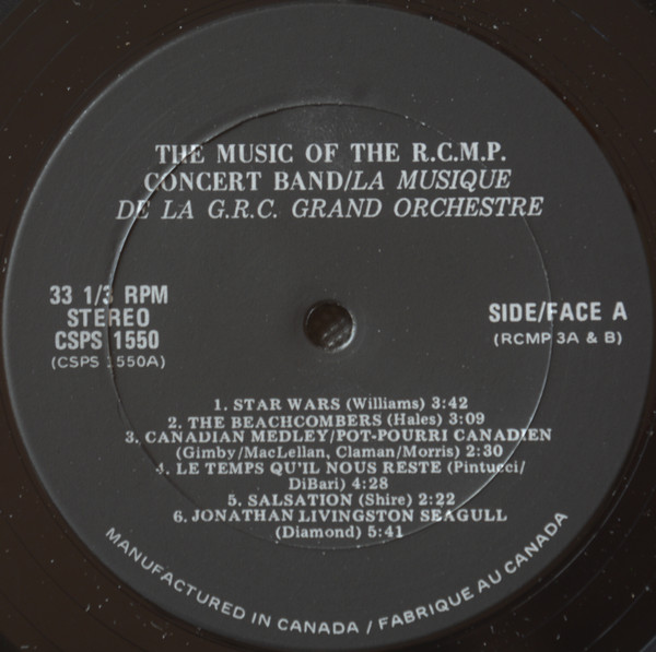 Royal Canadian Mounted Police Band = Royal Canadian Mounted Police Band-2