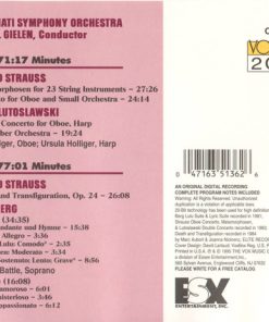 Cincinnati Symphony Orchestra, Michael Gielen, Berg*, Strauss*, Lutoslawski*, Kathleen Battle, Heinz Holliger-1