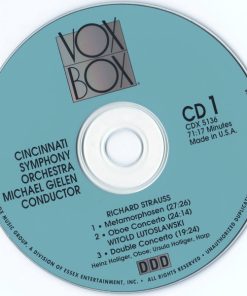 Cincinnati Symphony Orchestra, Michael Gielen, Berg*, Strauss*, Lutoslawski*, Kathleen Battle, Heinz Holliger-2