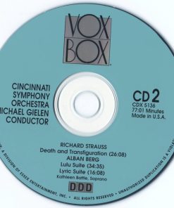 Cincinnati Symphony Orchestra, Michael Gielen, Berg*, Strauss*, Lutoslawski*, Kathleen Battle, Heinz Holliger-3