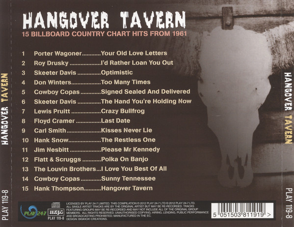 Various - Hangover Tavern (CD, Comp) (Mint (M)) - Image 2