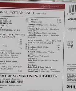 Bach* – Henryk Szeryng, Heinz Holliger, Carl Pini, Michala Petri, André Bernard, Academy of St. Martin-in-the-Fields*, Neville Marriner*-1