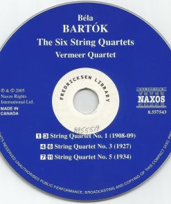Bartok*, Vermeer Quartet-2