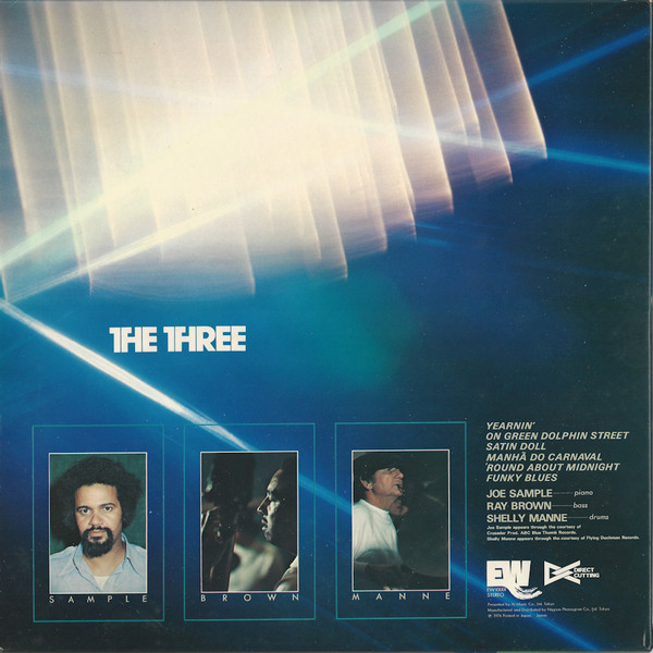 Joe Sample / Ray Brown / Shelly Manne - The Three (LP, Album, Gat) (Near Mint (NM or M-)) - Image 4