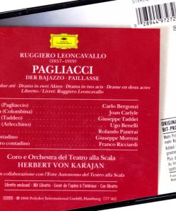 Ruggiero Leoncavallo - Carlo Bergonzi · Joan Carlyle · Giuseppe Taddei · Ugo Benelli · Rolando Panerai · Teatro Alla Scala* · Herbert von Karajan-1
