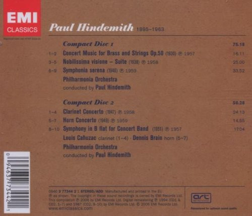 Paul Hindemith — Dennis Brain, Louis Cahuzac, Philharmonia Orchestra-1