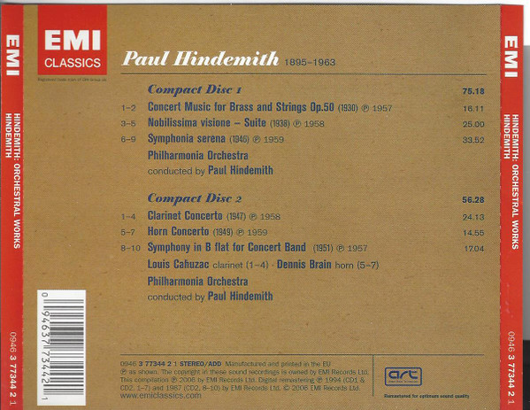 Paul Hindemith — Dennis Brain, Louis Cahuzac, Philharmonia Orchestra-2