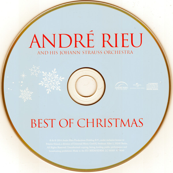 André Rieu And His Johann Strauss Orchestra* - Best Of Christmas (CD, Comp) (Mint (M)) - Image 2