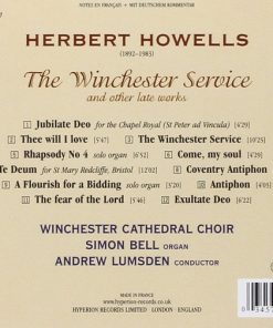 Howells*, Winchester Cathedral Choir, Andrew Lumsden-1