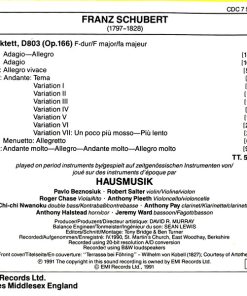 Franz Schubert, Hausmusik (2)-2