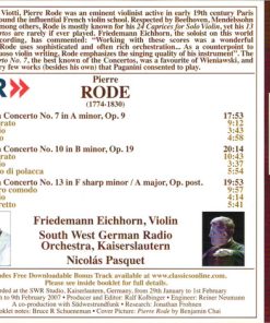 Pierre Rode, Friedemann Eichhorn, South West German Radio Orchestra, Kaiserslautern*, Nicolás Pasquet-1