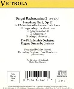 Sergei Rachmaninoff - Eugene Ormandy / The Philadelphia Orchestra-1