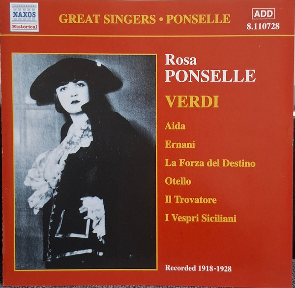 Verdi*, Rosa Ponselle-0