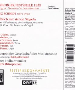 Franz Schmidt - Güden*, Malaniuk*, Dermota*, Wunderlich*, Berry*, Wiener Philharmoniker, Dimitri Mitropoulos-1
