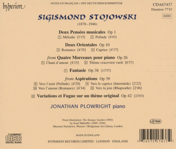 Stojowski* / Jonathan Plowright-1