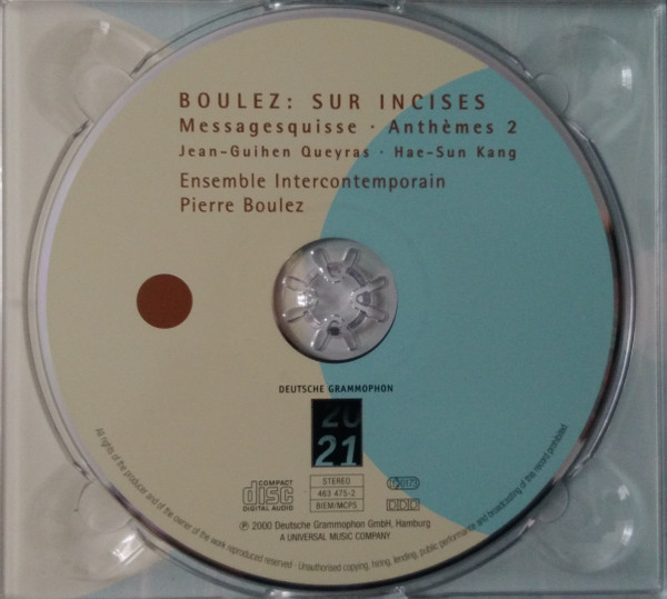 Pierre Boulez - Jean-Guihen Queyras · Hae Sun Kang · Ensemble Intercontemporain-3