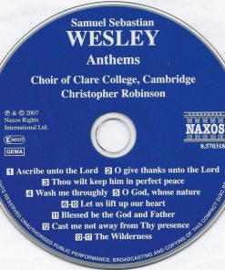Samuel Sebastian Wesley, The Choir Of Clare College, Christopher Robinson-2