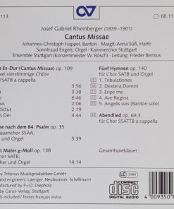 Josef Gabriel Rheinberger* − Kammerchor Stuttgart, Ensemble Stuttgart, Frieder Bernius-1