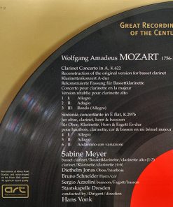 Mozart* - Sabine Meyer · Diethelm Jonas · Sergio Azzolini · Bruno Schneider · Staatskapelle Dresden · Hans Vonk-3